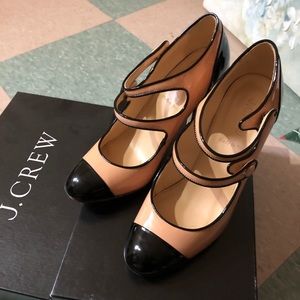 J. Crew heels with double straps